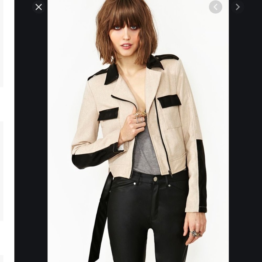 super cute moto jacket